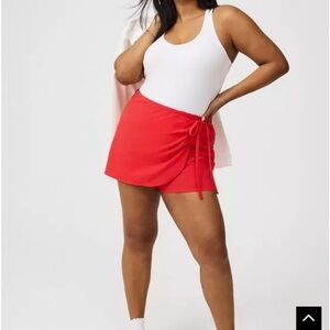 Torrid Beach Linen Side-Tie Skort